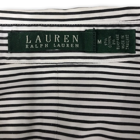 Lauren Ralph Lauren Striped Button Down Top - Picture 5 of 6